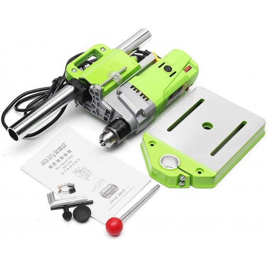 ARONG Useful Mini Drilling Machine, 710w Bench Drilling Bench Mini Electric Bench Drilling Machine Drill Chuck 1-13mm Industrial Power Tools (Color : Green)