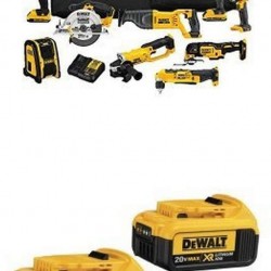 DEWALT 20V MAX Lithium Ion 9-Tool Combo Kit with 2 batteries