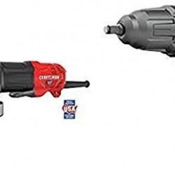 CRAFTSMAN Angle Grinder, 4-1/2-Inch, 7.5-Amp, Tool Only with Impact Wrench, 1/2-Inch, 7.5-Amp (CMEG200 & CMEF901)