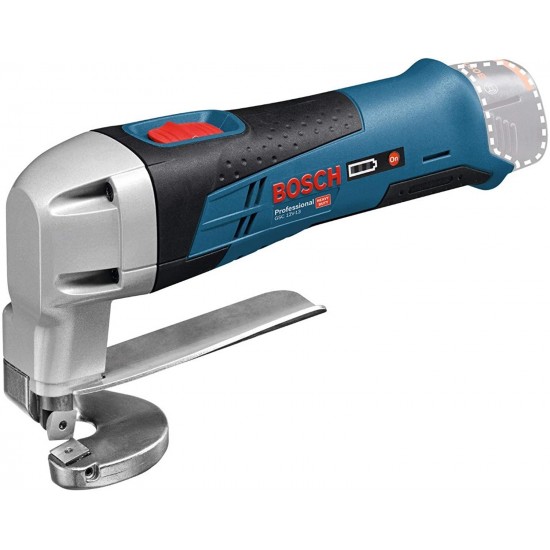 Bosch Professional GSC 12V-13 Cordless Metal Shear , Cuts through metal 4 times faster – with zero effort (Without Battery and Charger) - Carton