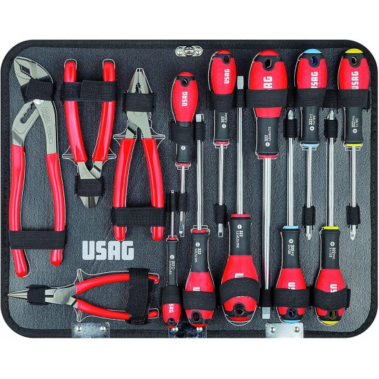 USAG 002 181 JM Toolbox with Maintenance Tool Kit - Grey (181 Pieces)
