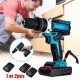 ARONG Useful Electric Screwdriver, 48v Impact Electric Screwdriver Drill 25 + 3 Gear Screwdriver, with 1 or 2 Lithium Ion Batteries-1 Battery Industrial Power Tools (Color : 1)