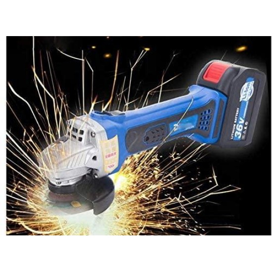 zhangchao Decoration and Polishing Tools, 36V Household Decoration Electric Angle Grinder, Suitable for Household Polishing, Polishing and Cutting Machine Power Tools