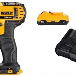 DEWALT 20V MAX Cordless Impact Wrench with Hog Ring, 3/8-Inch with Battery Pack & Charger, 3-Ah (DCF883B & DCB230C)