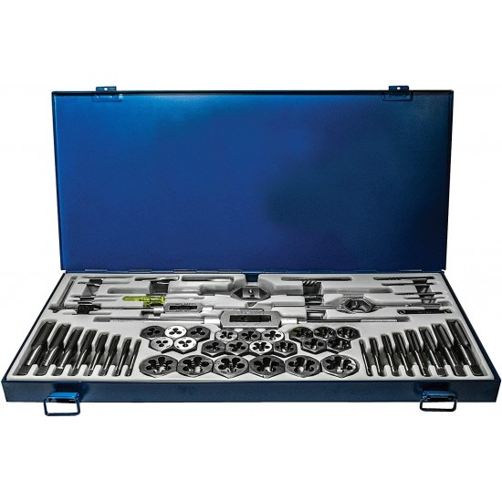 Century Drill & Tool 98957 Metric Tap and Die Set, 58-Piece