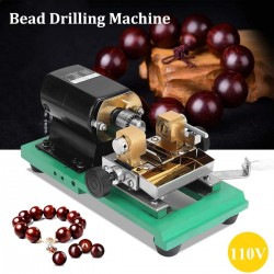 QWERTOUY 300W CNC Mini Lathe Machine Tools DIY Woodworking Buddha Pearl Grinding Polishing Beads Wood Lathe Drill Rotary Tool 110V