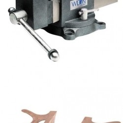 Wilton 63302 6-Inch Shop Vise with 404-6, Copper Jaw Caps, 6