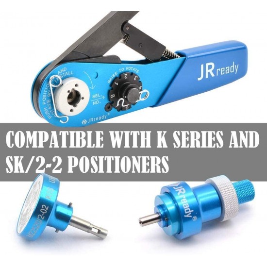 Aviation crimping Tool Valuable Combination JRready YJQ-W1A(AS22520 2 01) AFM8 Crimping Tool+ST5114 Positioner Kit+K287+K503+K212 Positioners
