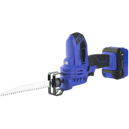 16V Portable Charging Reciprocating Saw Electric Saber Saw for Wood Mutifunctional Power Tools Two-Switch System,with4000mAhbattery